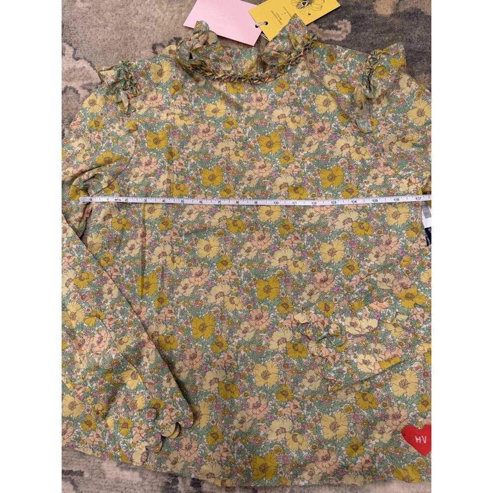 HORROR VACUI APOLLONIA Cotton blouse Floral Sz XS NWT - Picture 6 of 16